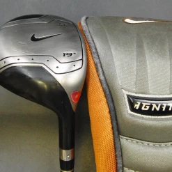 Nike T460 19° 5 Wood Stiff Graphite Shaft Black Widow Grip & Nike Head Cover