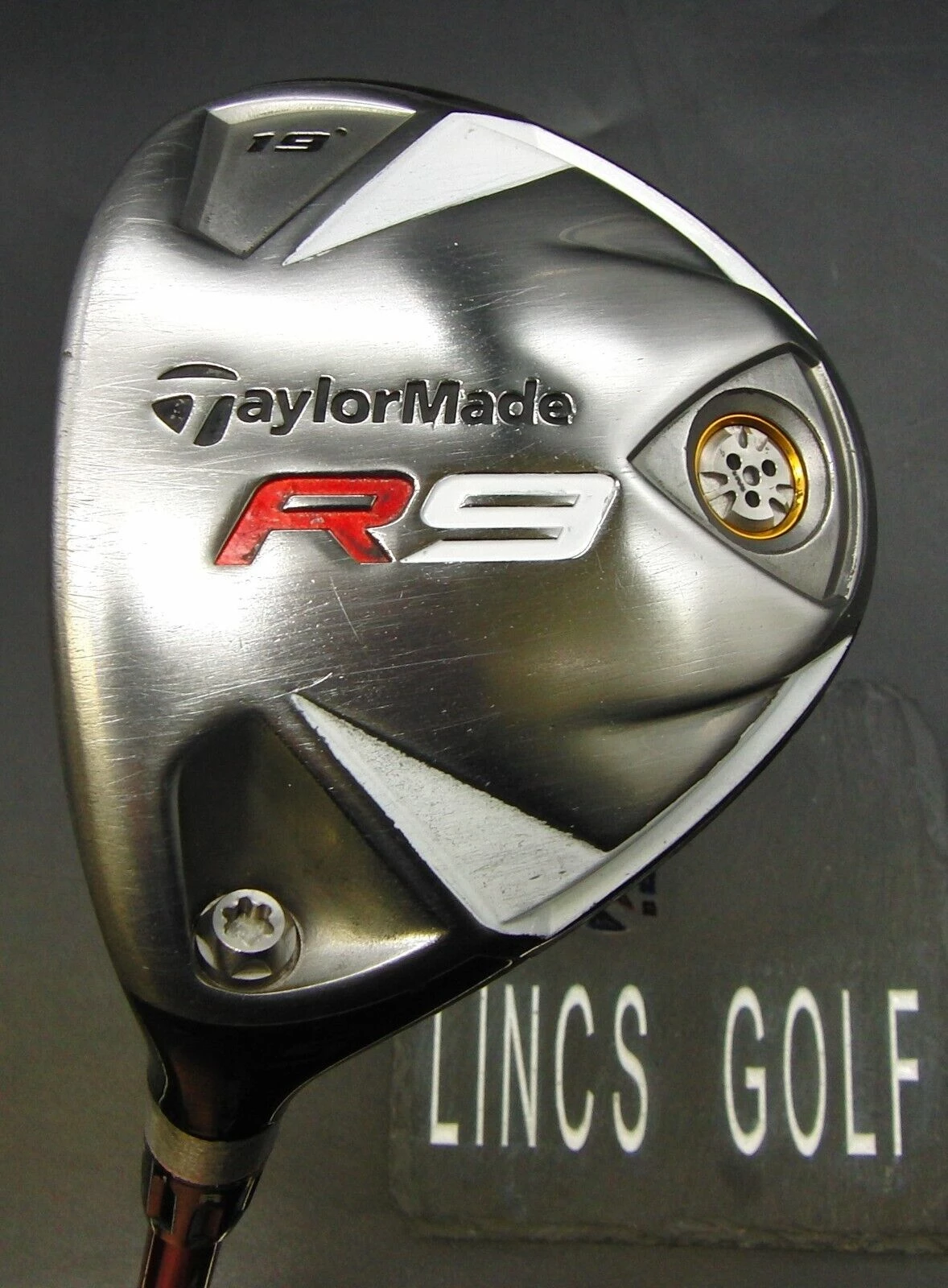Left-Handed TaylorMade R9 19° 5 Wood Stiff Graphite Shaft T/Made Grip