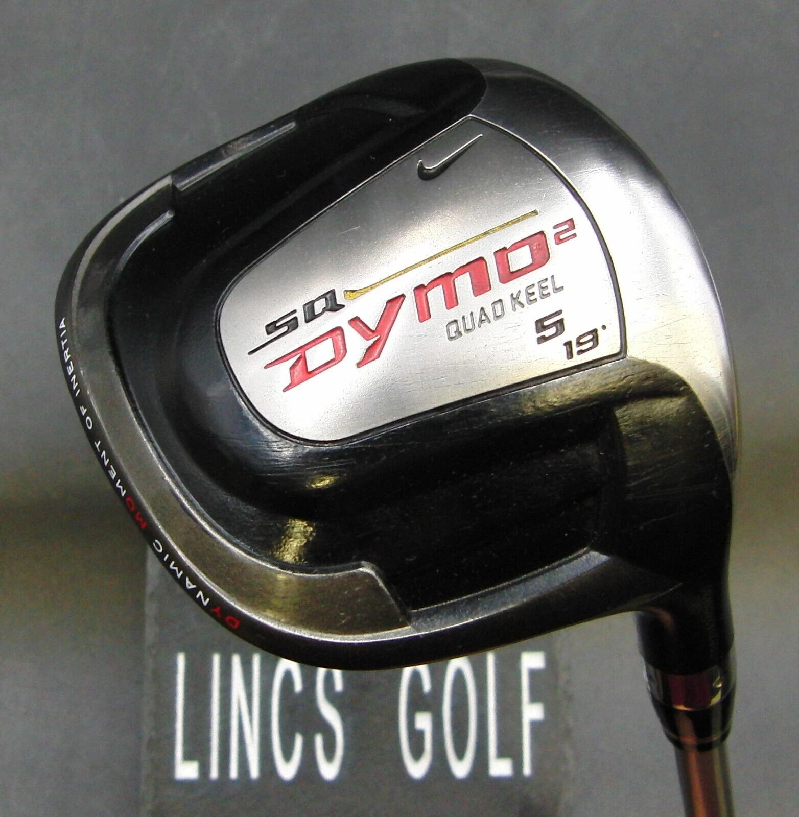 Nike SQ Dymo 2 Quad Keel 19º 5 Wood Stiff Graphite Shaft Nike Grip SQ Dymo 2 H/C - Image 3