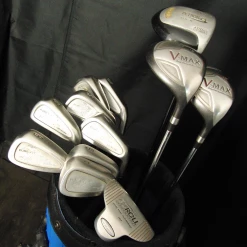 Pure Fit, Petron, TaylorMade, EZ Roll Set Of Pure Fit D.C. Pro 3-PW +Driver +15º Wood + 19º Wood +Putter +Bag