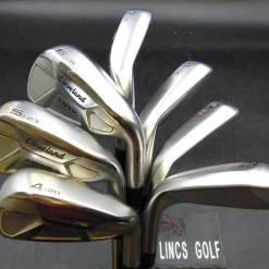 Set Of 7 X Cleveland Launcher UHX Irons 4-PW Regular Steel Shafts Lamkin Grips