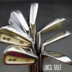 Set Of 7 X Snake Eyes 600C Forged Irons 4-PW Stiff Steel Shafts Lamkin Grips