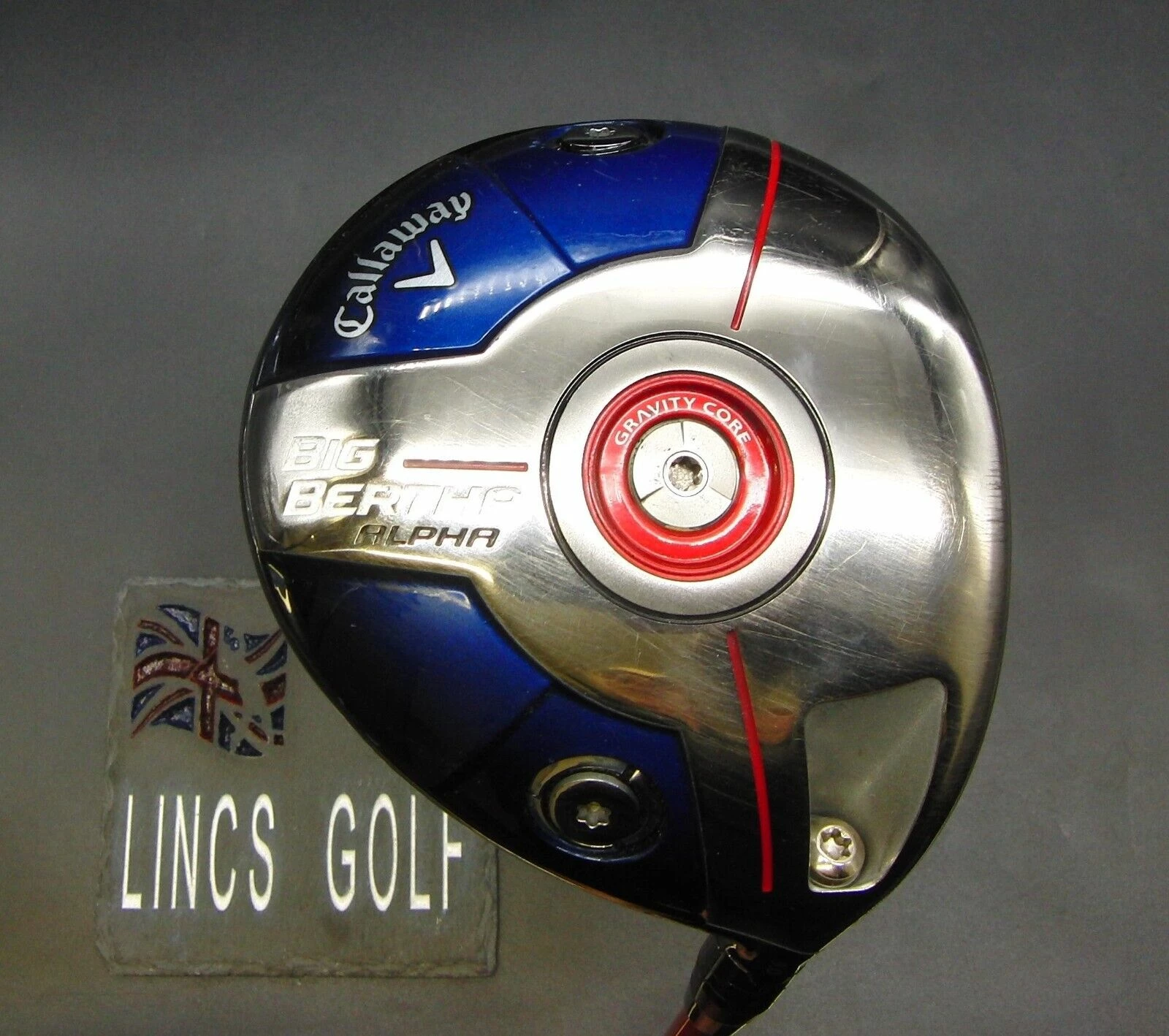 Callaway Big Bertha Alpha 9.0° Driver Stiff Graphite Shaft Golf Pride Grip + HC - Image 3