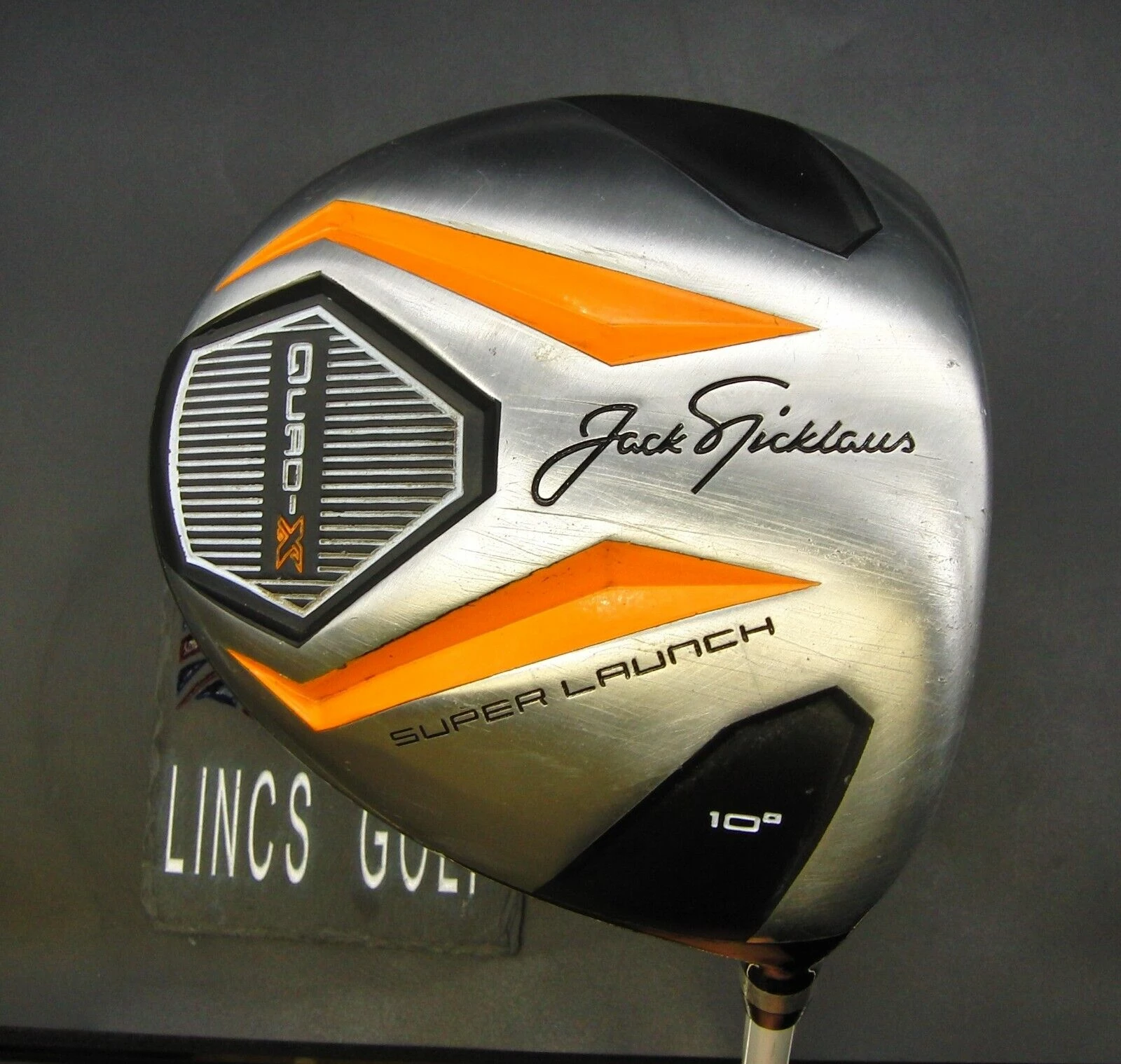 Jack Nicklaus Quad-X 10° Driver Regular Graphite Shaft Jack Nicklaus Grip