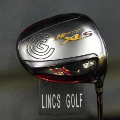 Cleveland Hi Bore XLS 9.5° Driver Stiff Graphite Shaft Golf Pride Grip+H.Cover