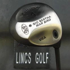 Callaway Big Bertha Warbird S2H2 4 Wood Stiff Graphite Shaft Golf Pride Grip