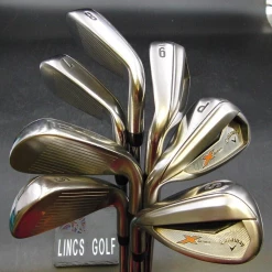 Left Handed Set Of 7 X Callaway X Series N415 Irons 5-SW Uniflex Steel Shafts