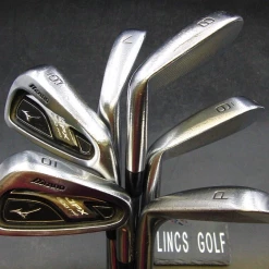 Set Of 6 X Mizuno JPX 800 Pro Forged 5-PW Extra Stiff Steel Shafts Mixed Grips