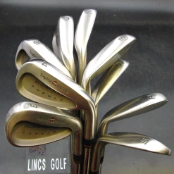 Set Of 9 X TaylorMade Supersteel Burner Irons 3-SW Regular Steel Shafts