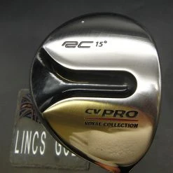 Japanese Royal Collection Super Cv Pro 15° 3 Wood Stiff Graphite Shaft RC Grip