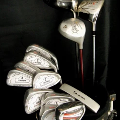 Howson, Hippo, Dunlop & Prosimmon Set Of Howson Derby 3-SW +Driver +3 Wood + 5 Wood +Putter +Bag