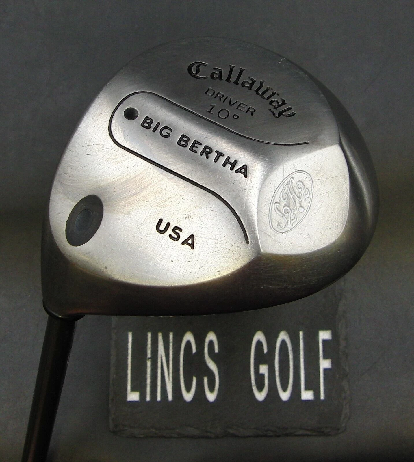 Left Handed Callaway Big Bertha 10º Driver Stiff Graphite Shaft Golf Pride Grip