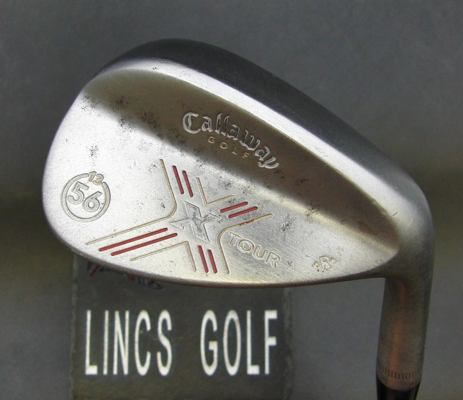 Callaway X Tour Forged Sand Wedge 56° Wedge Flex Steel Shaft Lamkin Grip