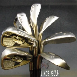 Set Of 7x Benross Gold Speed Irons 5-SW Regular Graphite Shafts Golf Pride Grips