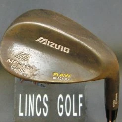 RAW Black Ox Mizuno MP Series 60-09 Lob Wedge Regular Steel Shaft Mizuno Grip