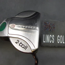 Odyssey 2-Ball White Steel Putter 87cm Length Steel Shaft PSYKO Grip