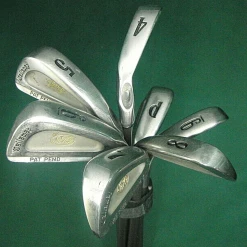 Set Of 7 X Callaway S2H2 Pat Pend Irons 4-PW Stiff Graphite Shafts