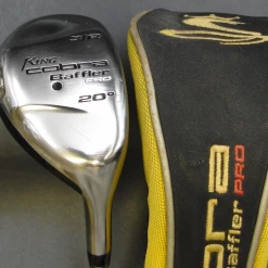 King Cobra Baffler Pro 20° 3 Hybrid Stiff Graphite Shaft Golf Pride Grip + HC