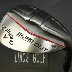 Callaway Sure Out 58° Sand Wedge Stiff Steel Shaft Golf Pride Grip