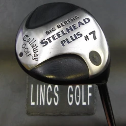 Callaway Big Bertha Steel Head Plus 7 Wood Stiff Graphite Shaft Golf Pride Grip